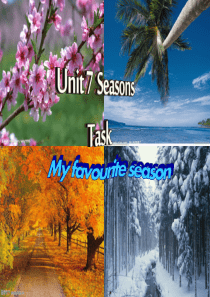 8A Unit7 Seasons Task