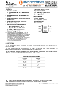 IC datasheet pdf-REF3212-EP,REF3220-EP,REF3225-EP,