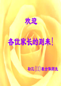 初三期中考试后的家长会课件(共25张PPT)