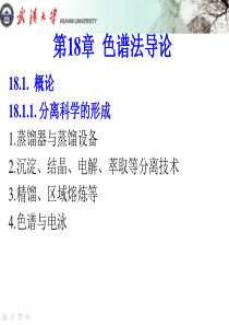 第18章 色谱法导论