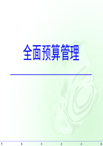 全面预算管理PPT