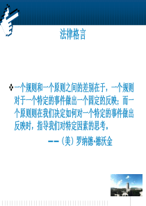 法理学导论 第五章法律规范