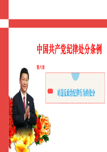 对违反政治纪律的处分