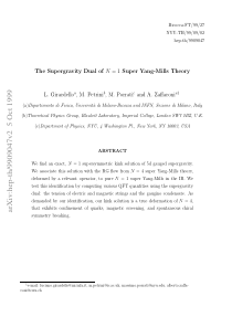 The Supergravity Dual of N=1 Super Yang-Mills Theo