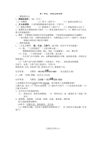 人教版九年级化学《第七单元-燃烧及其利用》知识点汇总