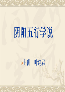 阴阳五行学说课件pb