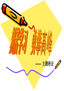 《勤奋好学主题班会》ppt课件资料