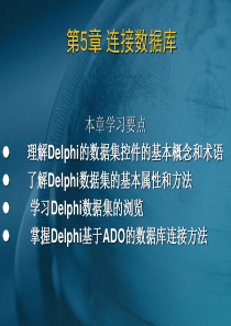 《数据库应用技术――Delphi应用系统开发》-第五章