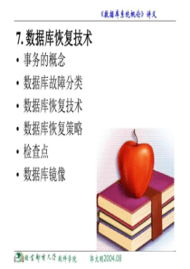 《数据库系统概论》讲义