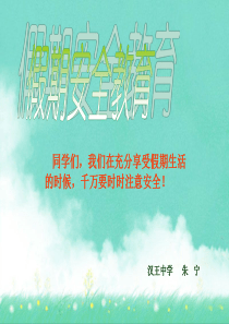 学生寒假安全教育ppt