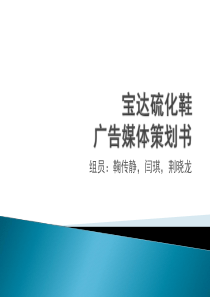 宝达硫化鞋广告策划书