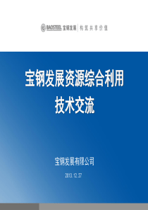 宝钢发展资源综合利用