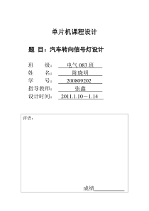 汽车转向灯-陈晓明