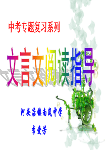 中考文言文阅读指导..