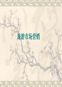 旅游市场营销章