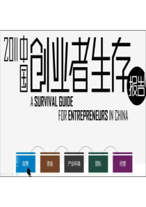 中国创业者生存报告