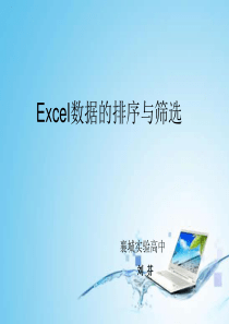 Excel数据的排序与筛选