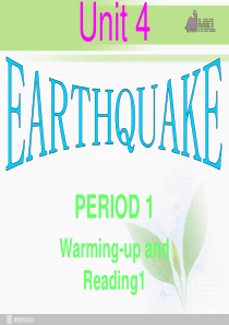 Unit4 Earthquakes- Warming upReading1