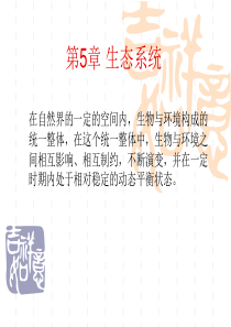 生物与非生物环境的关系