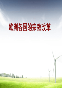 欧洲各国的宗教改革