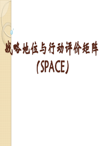 经典SPACE矩阵