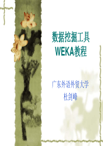 数据挖掘工具Weka教程