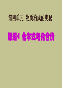44 化学式与化合价3精讲