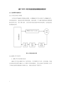 基于8051单片机直流电机调速系统设计