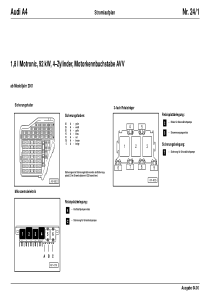 奥迪A4原厂电路图