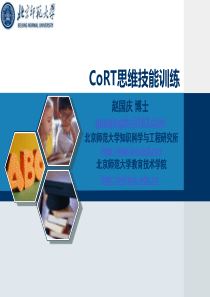 CoRT思维训练