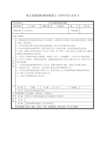 某五星级国际酒店集团公卫领班岗位说明书