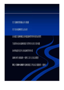 某知名咨询公司―企业发展战略规划方案.