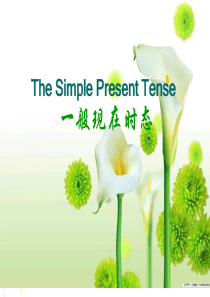 一般现在时英语讲解