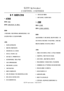 某酒店前厅部SOP文件--joyw2008