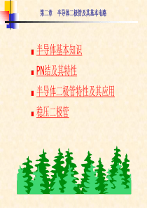 《电子技术基础》第二章 半导体二极管及其基本电路