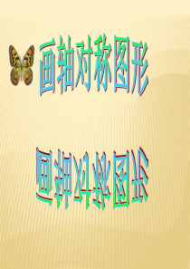 《画轴对称图形》优秀课件1