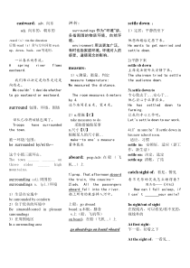 高中英语-人教版-必修三-第五单元-基础知识点-(笔记版)