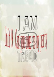 新人教版八年级上册unit9全单元课件