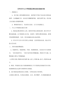 艾辛庄中心小学拉拉队组建方案(改)