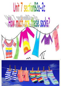 unit7How much are these socks sectionB公开课