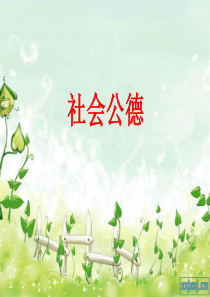 社会公德缺失――小细节、大问题(1)资料