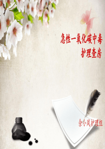 急性一氧化碳护理查房