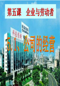 5.1公司的经营课件