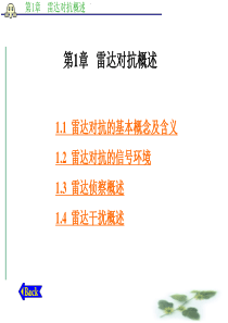 雷达对抗概述