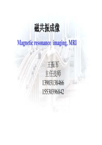 磁共振成像原理 ppt