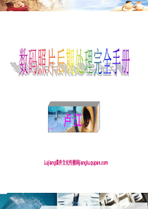 数码照片后期处理完全手册