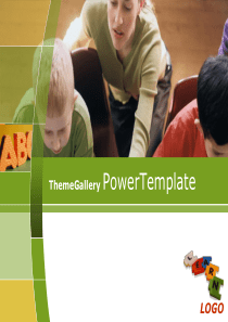 PPT经典模板――绿色背景清新风格商务或其他用途PPT模板