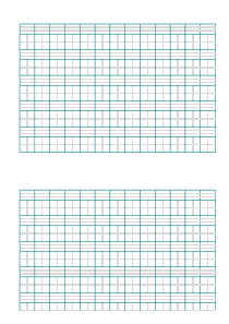 一年级拼音田字格(尺寸标准)