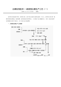 浓香型白酒生产工艺
