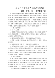 小学数学骨干教师徐静的个人专业发展规划